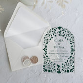 Invitations En Acrylique Green Talavera Mexican Wedding