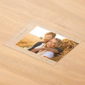 Invitations En Acrylique H MOD 2 Simple Photo Save the Date (Poser)