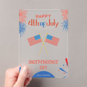 Invitations En Acrylique #Happy4thOfJulyIndependenceDayAcryliqueInvitation (In situ (ordinateur de poche))
