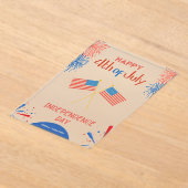 Invitations En Acrylique #Happy4thOfJulyIndependenceDayAcryliqueInvitation (Poser)