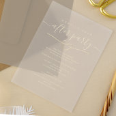 Invitations En Acrylique Heureux Jamais Après La Réception De Mariage