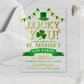 Invitations En Acrylique Heureux Toi ! Fête de la Saint Patrick