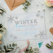 Invitations En Acrylique Hiver ONE derland 1er anniversaire fête