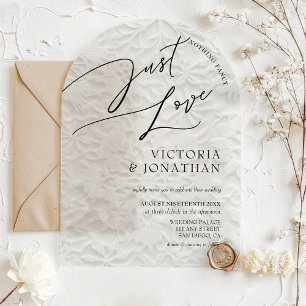 Invitations En Acrylique Hiver Rien De Fancy Just Love Mariage