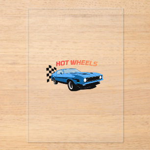 Invitations En Acrylique Hot Wheels – Vitesse, Style et Puissance
