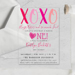 Invitations En Acrylique Hugs & Kisses (XOXO) Valentine's Day 1st Birthday<br><div class="desc">Célébrez un 1er anniversaire spécial en style avec ces invitations simples mais tendance à la fête acrylique. Le design est facile à personnaliser et vos invités seront ravis quand ils reçoivent ces invitations de fête super chic. Des éléments de partie correspondants se trouvent dans la collection.</div>