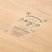 Invitations En Acrylique Hunting Boy Baby Shower (Poser)