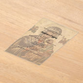 Invitations En Acrylique Icône opaque du baptême orthodoxe grec (Poser)