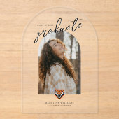 Invitations En Acrylique Idaho State University Bengals Spirit Design (Recto)