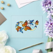 Invitations En Acrylique Infini de papillons monarques (Insitu (Mariage))