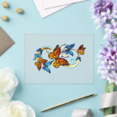Invitations En Acrylique Infinité de papillons monarques (Insitu (Mariage))