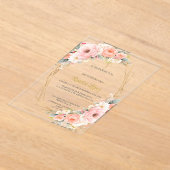 Invitations En Acrylique Invitacion de bautismo (Poser)