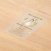 Invitations En Acrylique Invitación de Comunión sobre acrílico SUSANA (Poser)