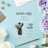 Invitations En Acrylique Invitacion de Graduacion (Insitu (Mariage))