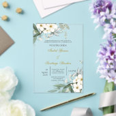 Invitations En Acrylique Invitación en Español para boda (Insitu (Mariage))