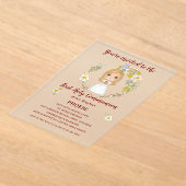 Invitations En Acrylique Invitación sobre acrílico PHOEBE Primera Comunión (Poser)