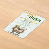 Invitations En Acrylique Irish‑Inspired St. Patrick’s Day Party (Poser)