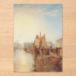 Invitations En Acrylique J.M.W. Turner : Port de Dieppe Beaux-Arts Romantiq
