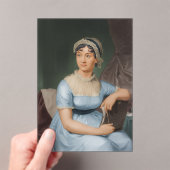 Invitations En Acrylique Jane Austen portrait (In situ (ordinateur de poche))
