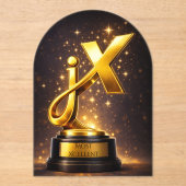 Invitations En Acrylique jenXcellence Award Funny Merch (Recto)