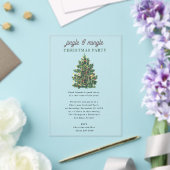 Invitations En Acrylique Jingle and Mingle Holiday Christmas Party (Insitu (Mariage))