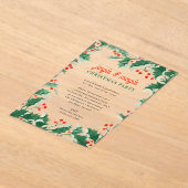 Invitations En Acrylique Jingle and Mingle Holiday Christmas Party (Poser)