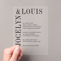 Jocelyn Mariage moderne noir et blanc