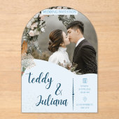 INVITATIONS EN ACRYLIQUE JOUR DE MARIAGE 2026 (Recto)