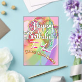 Invitations En Acrylique Joyeux Anniversaire (Insitu (Mariage))