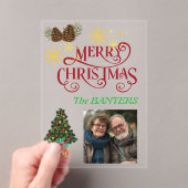 Invitations En Acrylique Joyeux Noël personnaliser (In situ (ordinateur de poche))