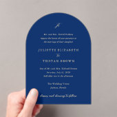 Invitations En Acrylique Juliette Elegant Wedding (In situ (ordinateur de poche))