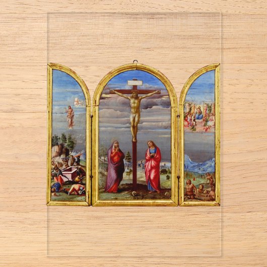 Invitations En Acrylique La Crucifixion par Francesco Granacci (Recto)