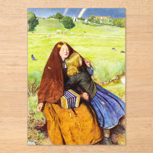 Invitations En Acrylique La Fille aveugle par John Everett Millais