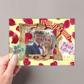 Invitations En Acrylique La Saint-Valentin (In situ (ordinateur de poche))