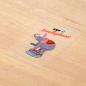 Invitations En Acrylique L'âge est irréfutable (Poser)