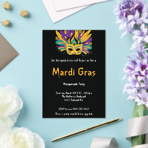 Invitations En Acrylique "Laissez les bons temps rouler : Célébration de Ma
