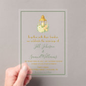 Invitations En Acrylique Lanterne chic de pays avec Mariage de couronne fle (In situ (ordinateur de poche))