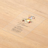 Invitations En Acrylique Lanterne de l'hiver rustique transparente pour dîn (Poser)