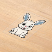 Invitations En Acrylique Lapin Blanc (Poser)