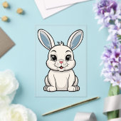 Invitations En Acrylique Lapin Blanc (Insitu (Mariage))