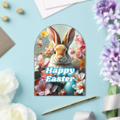 Invitations En Acrylique Lapin de Pâques moderne (Insitu (Mariage))