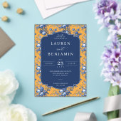 Invitations En Acrylique Lapis Rose Wedding (Insitu (Mariage))