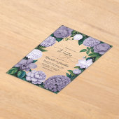 Invitations En Acrylique Lavender Smoke, Lilac Ash & Moonstone Wedding (Poser)