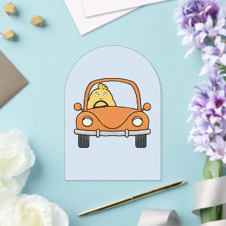 Invitations En Acrylique Le conducteur ennuyé