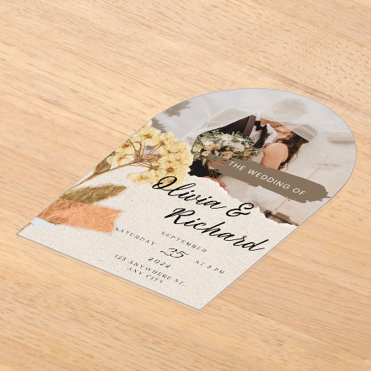 Invitations En Acrylique Le Mariage de (Poser)