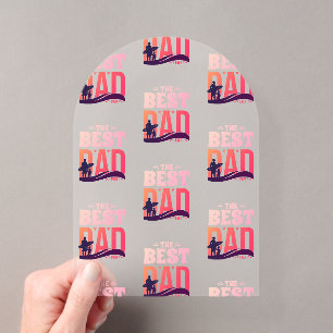 Invitations En Acrylique Le Meilleur Papa du Monde