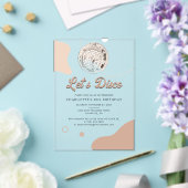 Invitations En Acrylique Lets Disco Retro Super 30e fête d'anniversaire (Insitu (Mariage))