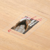 Invitations En Acrylique Licence de l'Université d'État de Jacksonville (Poser)