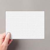 Invitations En Acrylique Light Grey Geometric Tile Pattern (In situ (ordinateur de poche))