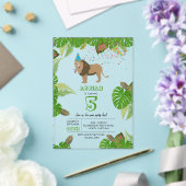Invitations En Acrylique Lion Jungle Fête Animaux Fête Anniversaire (Insitu (Mariage))